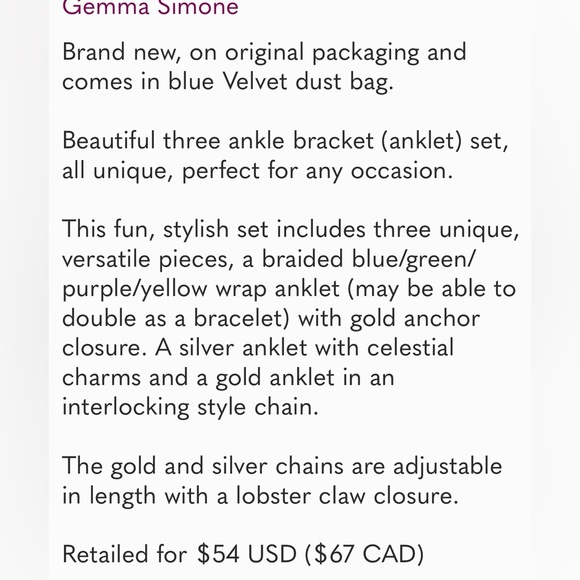 BNWT charm bracelet - Picture 4 of 4